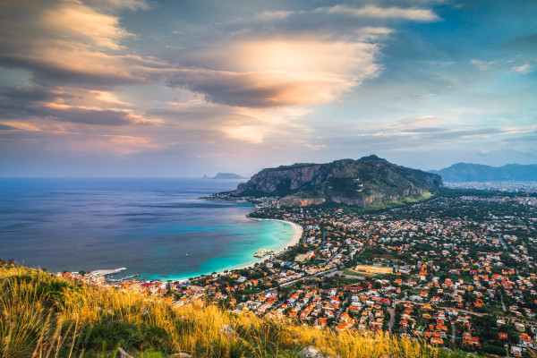 Malerisch: Palermo ist die Hauptstadt von Sizilien.