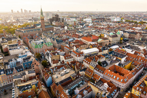 Blick auf Kopenhagen