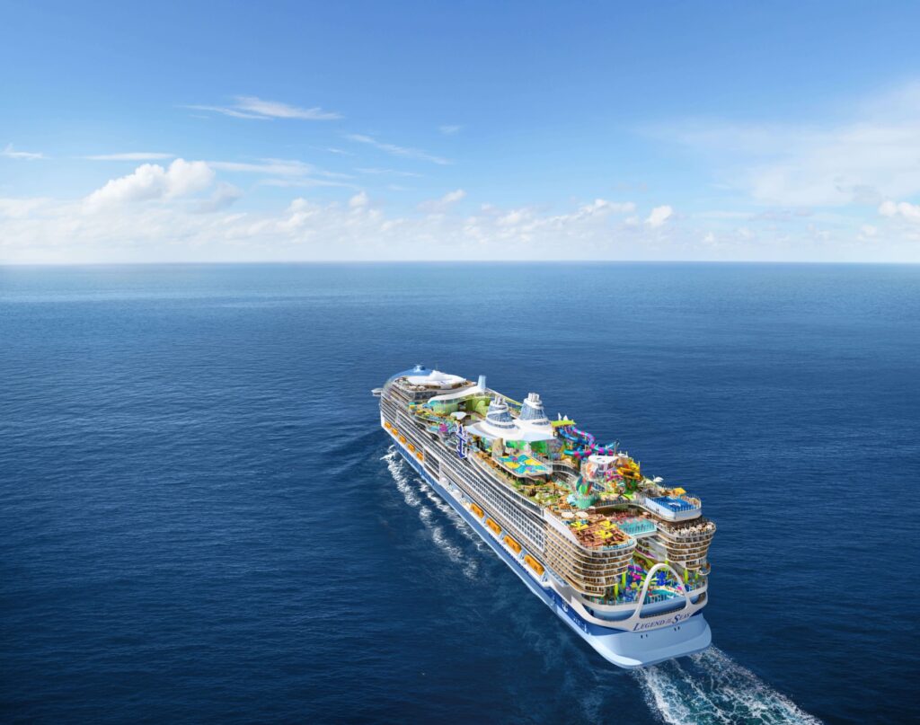 Die neue Legend of the Seas von Royal Caribbean.