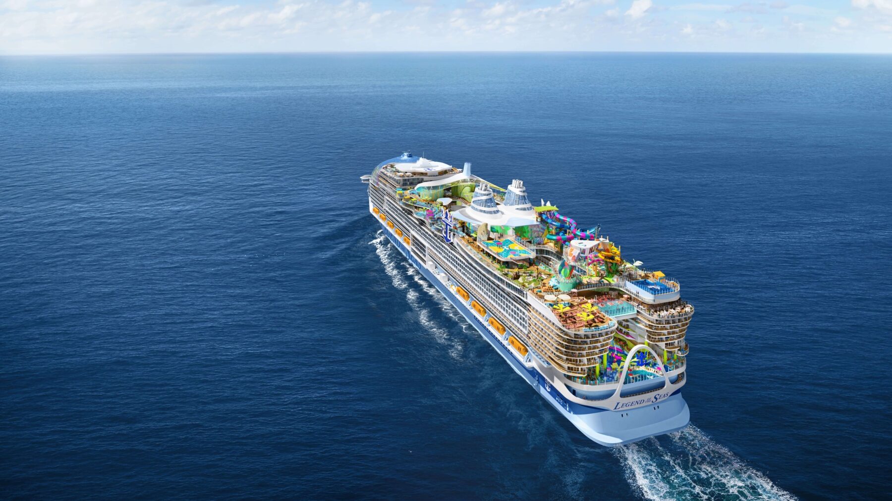 Die neue Legend of the Seas von Royal Caribbean.