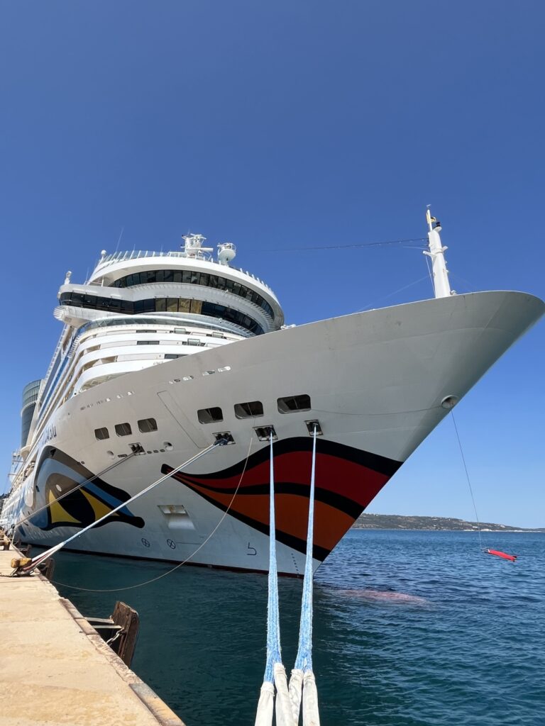 Blick auf die AIDAblu