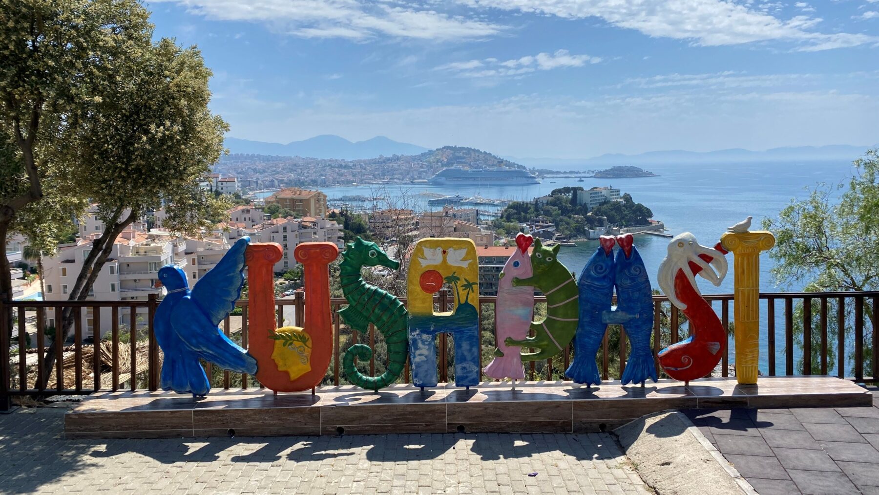 Schriftzug Kusadasi