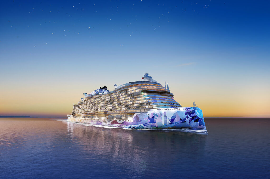 Die neue Norwegian Luna von Norwegian Cruise Line.