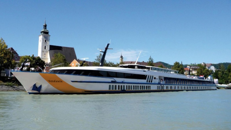 Die MS VistaGracia im Dienst von 1A Vista Reisen