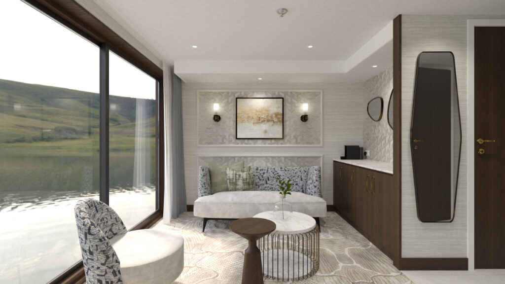 Die Aussicht aus einer Suite auf der neuen Viva Beyond