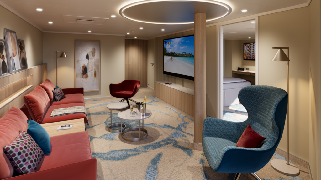 Geräumig: die Grand Suite auf AIDAluna